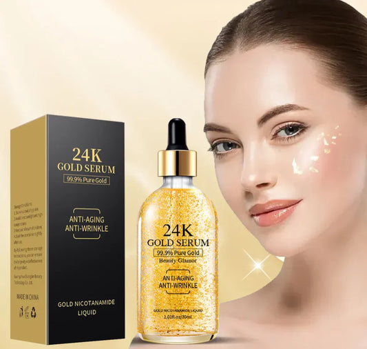 ✨سيروم الوجه بالنياسيناميد الذهبي عيار 24 قيراطًا✨ 